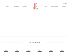Tablet Screenshot of makeup-in-paris.com